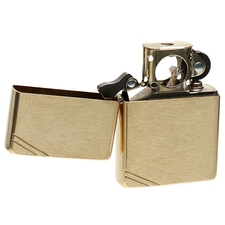 Lighters Zippo Vintage Brushed Brass Pipe Lighter