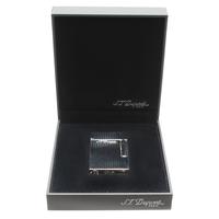 Lighters S.T. Dupont Lighter Ligne 2 Silver Vertical Lines