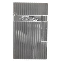 Lighters S.T. Dupont Lighter Ligne 2 Silver Vertical Lines