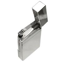 Lighters S.T. Dupont Lighter Ligne 2 Silver Vertical Lines