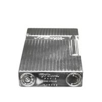 Lighters S.T. Dupont Lighter Ligne 2 Silver Vertical Lines
