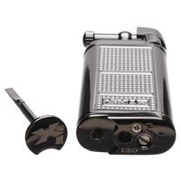 Lighters Xikar Pipeline Soft-Flame Lighter Black Plated