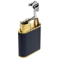 Lighters Dunhill Unique Turbo Navy Lacquer Palladium and Gold Plate
