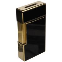 Lighters S.T. Dupont Lighter - Big D Black Lacquer/Gold
