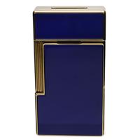 Lighters S.T. Dupont Lighter - Big D Blue Lacquer/Gold