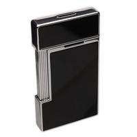 Lighters S.T. Dupont Lighter - Slimmy Black Lacquer/Chrome