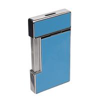 Lighters S.T. Dupont Lighter - Slimmy Blue Lacquer/Chrome