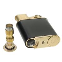 Lighters El Septimo Double Jet Torch Lighter & Punch Black and Gold