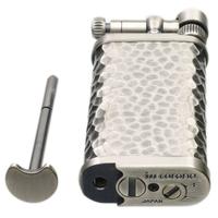 Lighters IM Corona Pipe Lighter - Old Boy Silver Hammer Tone