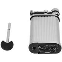 Lighters IM Corona Pipe Lighter - Old Boy Pinstripe Gunmetal