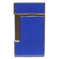 Lighters S.T. Dupont Lighter - Slimmy Blue Lacquer/Gold