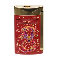 Lighters S.T. Dupont Lighter - Maxijet Dragon Burgundy/Gold