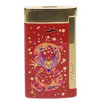 Lighters S.T. Dupont Lighter - Slim 7 Dragon Burgundy/Gold