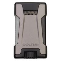 Lighters Colibri Cigar Lighter - Rebel Matte Gunmetal and Black