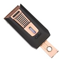Lighters Colibri Cigar Lighter - Slide Matte Black and Rose Gold