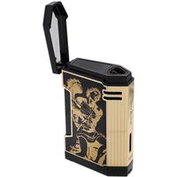 Lighters Prometheus Cigar Lighter - Magma T God of Fire(Gold on Black Lacquer)
