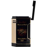 Lighters Prometheus Cigar Lighter - Magma T Opus X(Black Lacquer and Gold)