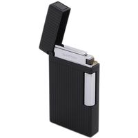 Lighters IM Corona Cigar Lighter - Double Corona Black Matte Pinstripe