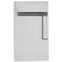 Lighters IM Corona Cigar Lighter - Double Corona Pinstriped Chrome