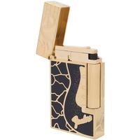 Lighters S.T. Dupont Lighter - Ligne 2 Cling Fender Black/Gold with Necklace