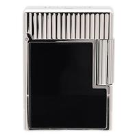Lighters S.T. Dupont Lighter - Ligne 1 Vertical Line Black and Palladium