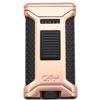 Lighters Colibri Cigar Lighter - Ascari Rose Gold and Black