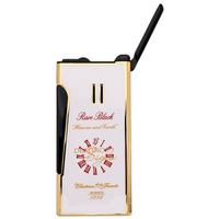 Lighters Prometheus Cigar Lighter - Retro Flint Rare Black Opus X (White Lacquer and Gold)