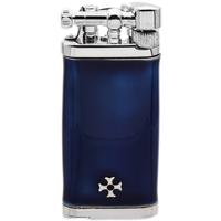 Lighters Sillem's Pipe Lighter - Old Boy Blue Enamel and Sterling Silver