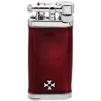 Lighters Sillem's Pipe Lighter - Old Boy Red Enamel and Sterling Silver
