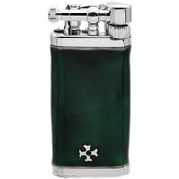 Lighters Sillem's Pipe Lighter - Old Boy Green Enamel and Sterling Silver