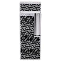 Lighters Colibri Cigar Lighter - Continental Chrome Patterned