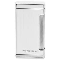 Lighters Prometheus Cigar Lighter - Ultimo X Vertical Lines Chrome