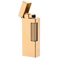Lighters Dunhill Pipe Lighter - Rollagas Gold Plated Hobnail