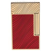Lighters S.T. Dupont Lighter - Ligne 2 Guilloche Horse Mane Red/Gold - Year of the Horse