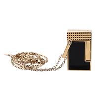 Lighters S.T. Dupont Lighter Necklace - Ligne 2 Gold/Black Lacquer