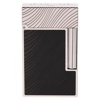Lighters S.T. Dupont Lighter - Ligne 2 Guilloche Horse Mane Black/Silver - Year of the Horse