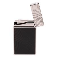 Lighters S.T. Dupont Lighter - Ligne 2 Guilloche Horse Mane Black/Silver - Year of the Horse