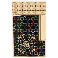 Lighters S.T. Dupont Lighter - Ligne 2 Fuente (Black/Yellow Gold)