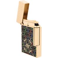 Lighters S.T. Dupont Lighter - Ligne 2 Fuente (Black/Yellow Gold)
