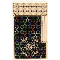 Lighters S.T. Dupont Lighter - Le Grand Fuente (Black/Yellow Gold)