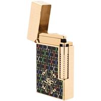Lighters S.T. Dupont Lighter - Le Grand Fuente (Black/Yellow Gold)