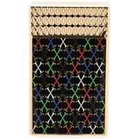 Lighters S.T. Dupont Lighter - Le Grand Fuente (Black/Yellow Gold)