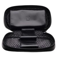 Stands & Pouches Castello Leather 2 Pipe Tobacco Pouch Black