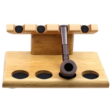 Stands & Pouches Neal Yarm Tilt Head 4 Pipe Stand Cherry