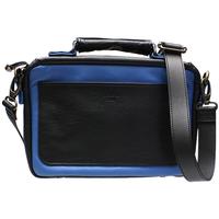 Stands & Pouches Claudio Albieri Italian Leather 4 Pipe Bag Black/Blue