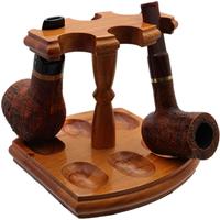 Stands & Pouches Woodmere 6 Pipe Stand - Teak