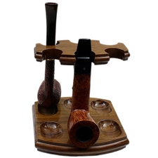 Stands & Pouches Woodmere 6 Pipe Stand Teak