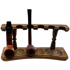 Stands & Pouches Woodmere Long 6 Pipe Stand Teak