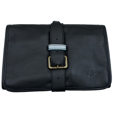 Pipe Accessories Claudio Albieri Italian Leather Elegance Rollup Black/Blue