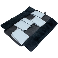 Pipe Accessories Claudio Albieri Italian Leather Elegance Rollup Black/Blue